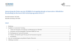 KOINNO und DLR Statistik zu Horizon 2020 KOINNO und DLR Statistik zu Horizon 2020